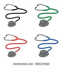 stethoscope icon on white background