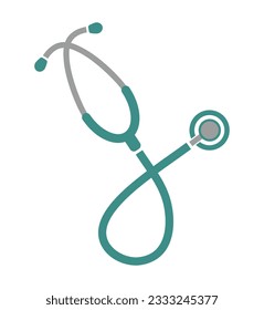 stethoscope icon on white background