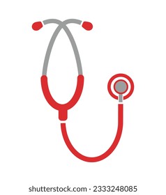 stethoscope icon on white background
