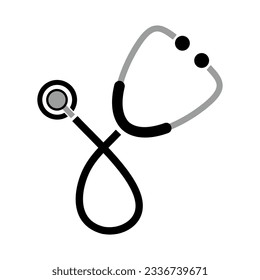stethoscope icon on white background