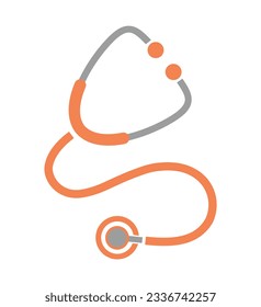 stethoscope icon on white background