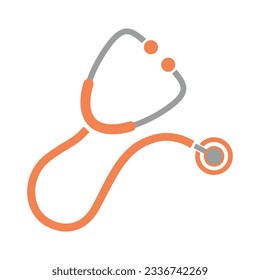 stethoscope icon on white background
