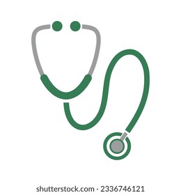 stethoscope icon on white background