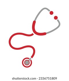 stethoscope icon on white background
