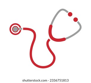 stethoscope icon on white background