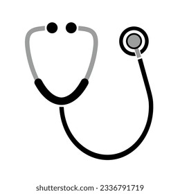 stethoscope icon on white background