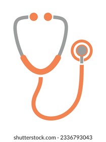 stethoscope icon on white background