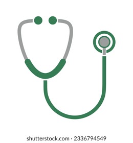 stethoscope icon on white background