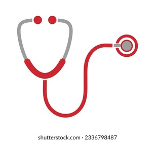 stethoscope icon on white background