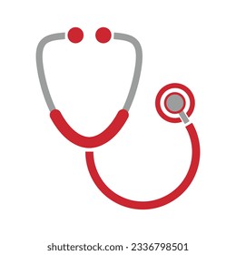 stethoscope icon on white background