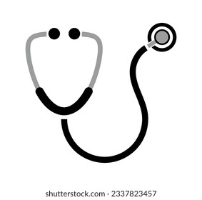 stethoscope icon on white background
