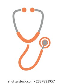 stethoscope icon on white background