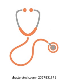 stethoscope icon on white background