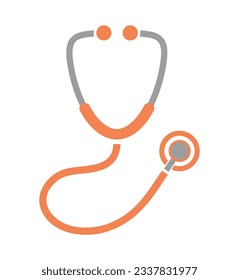 stethoscope icon on white background