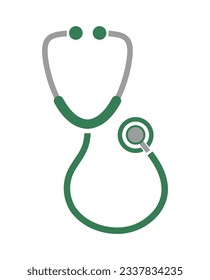 stethoscope icon on white background