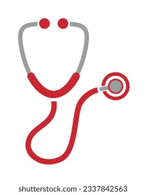 stethoscope icon on white background