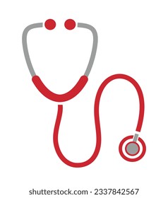 stethoscope icon on white background