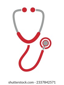 stethoscope icon on white background