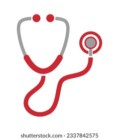 stethoscope icon on white background