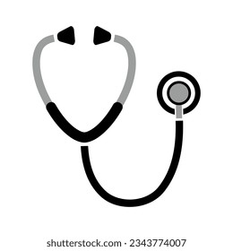 stethoscope icon on white background