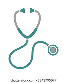 stethoscope icon on white background