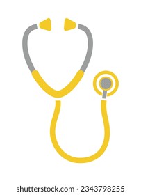 stethoscope icon on white background
