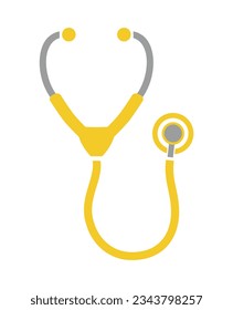stethoscope icon on white background