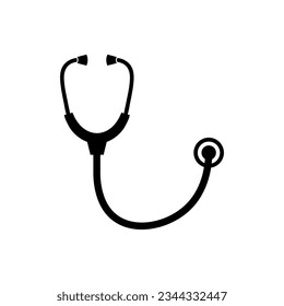 Stethoscope icon on white background