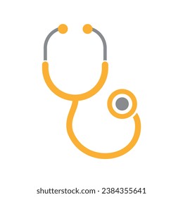 stethoscope icon on white background