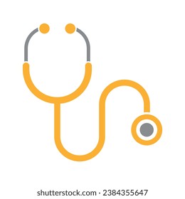 stethoscope icon on white background