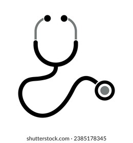 stethoscope icon on white background