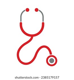 stethoscope icon on white background