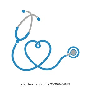 stethoscope icon on white background