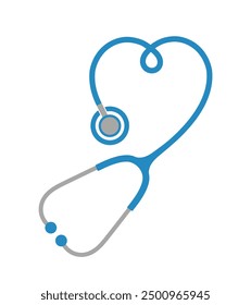 stethoscope icon on white background