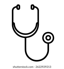 Stethoscope icon on white background vector
Vector icon