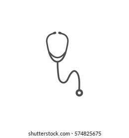 stethoscope icon. sign design