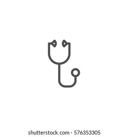 stethoscope icon. sign design