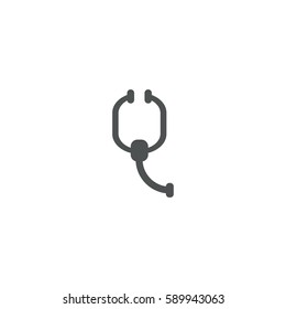 stethoscope icon. sign design