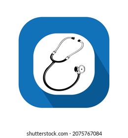 Stethoscope icon , sign and symbol vector, Medical icon vector illustration.