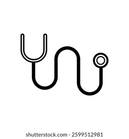 stethoscope icon simple minimalist unique