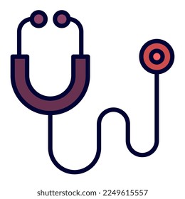 Icono de estetioscopio, adecuado para una amplia gama de proyectos creativos digitales. 