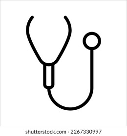 Stethoscope icon.  Symbol medicine. vector illustration on white background