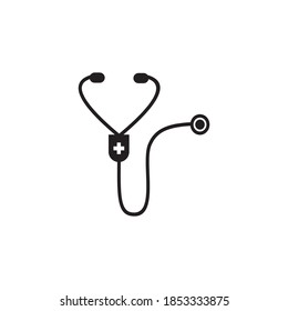 stethoscope icon symbol sign vector
