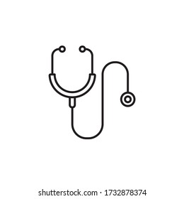 Stethoscope icon symbol vector illustration