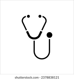 Stethoscope icon symbol for your web site design Stethoscope icon logo, app, UI. isolated on white background