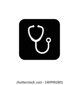 Stethoscope icon symbols vector, Stethoscope sign vector