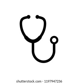 Stethoscope icon symbols vector. symbol for web site Computer and mobile vector.