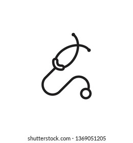 stethoscope icon template