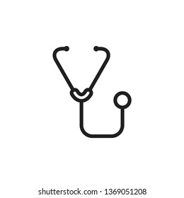 stethoscope icon template