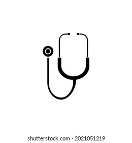 Stethoscope icon. Tool medical illustration isolated on white background.